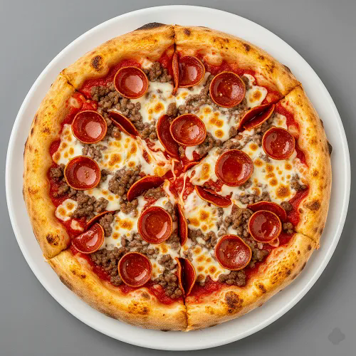 Spicy Meat Feast Pizza 