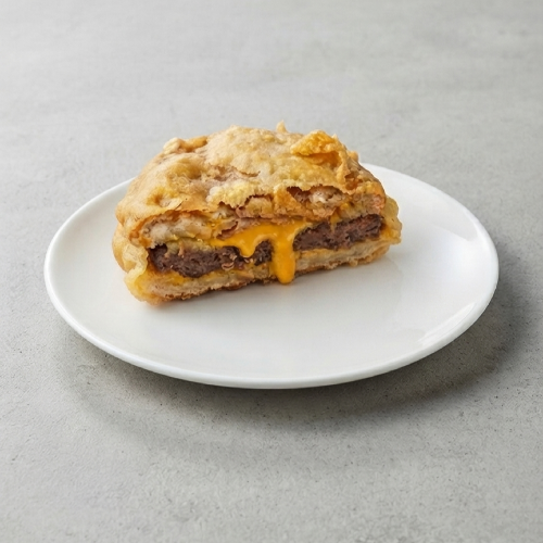Battered Cheese Burger 