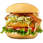 Chicken Burger With Bacon 