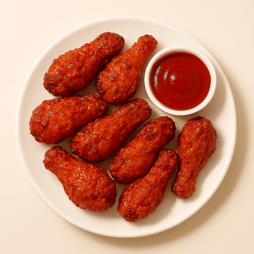 Extra Hot Buffalo Sauce Chicken Wings 