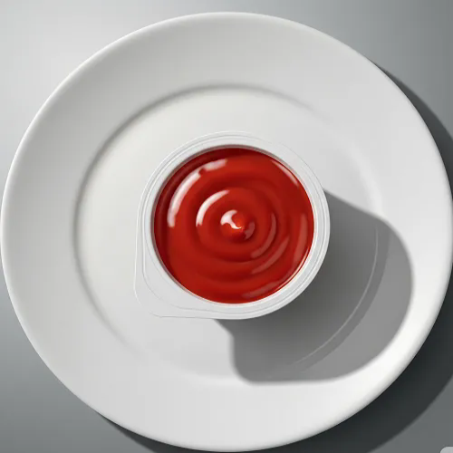 Tub Of Ketchup Sauce 