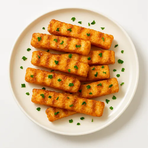 Breaded Hallomi Fries 