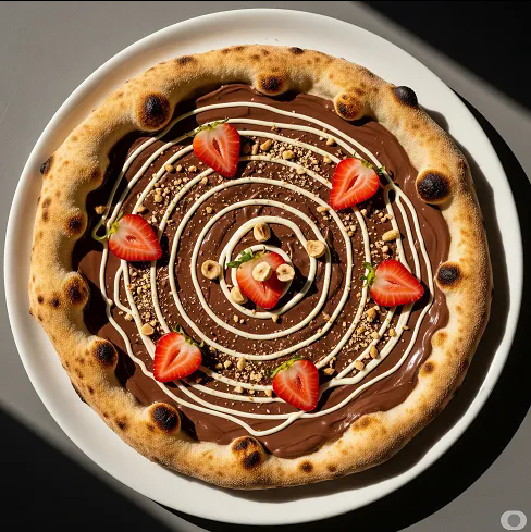 12" Nutella & Marshmallow Pizza 